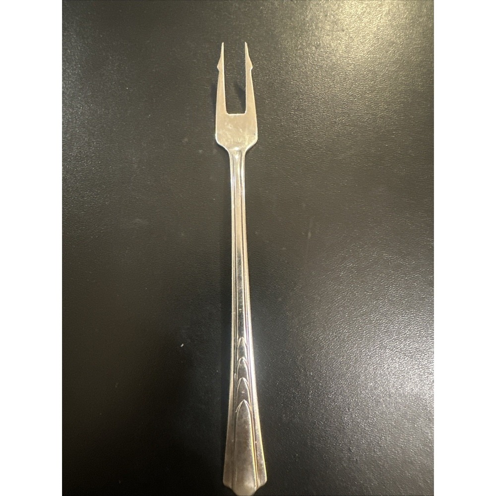 Vintage Short Handle Pickle Olive Fork EKS7 STAINLESS by EKCO‎ USA